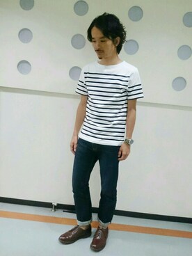 「ANDROID（アンドロイド）のアイテム」を使った、AKIRAKUBOTAさん（メンズ・171cm）の夏コーディネート