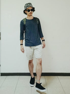 「 バックパック」｜AKIRAKUBOTAさん（メンズ・171cm）の夏コーディネート