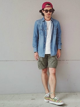 「MINGLE（ミングル）のアイテム」を使った、AKIRAKUBOTAさん（メンズ・171cm）の秋コーディネート