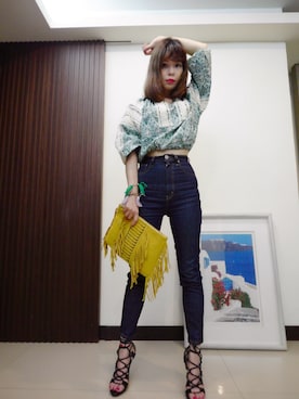 Elsaさん（レディース・161cm）の夏コーディネート