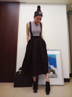 「INGIN」｜Elsaさん（レディース・161cm）の夏コーディネート