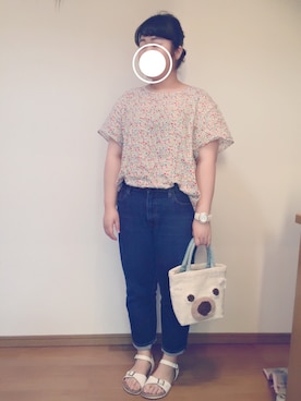 「実習中」｜ゆっか。さん（レディース・163cm）の夏コーディネート