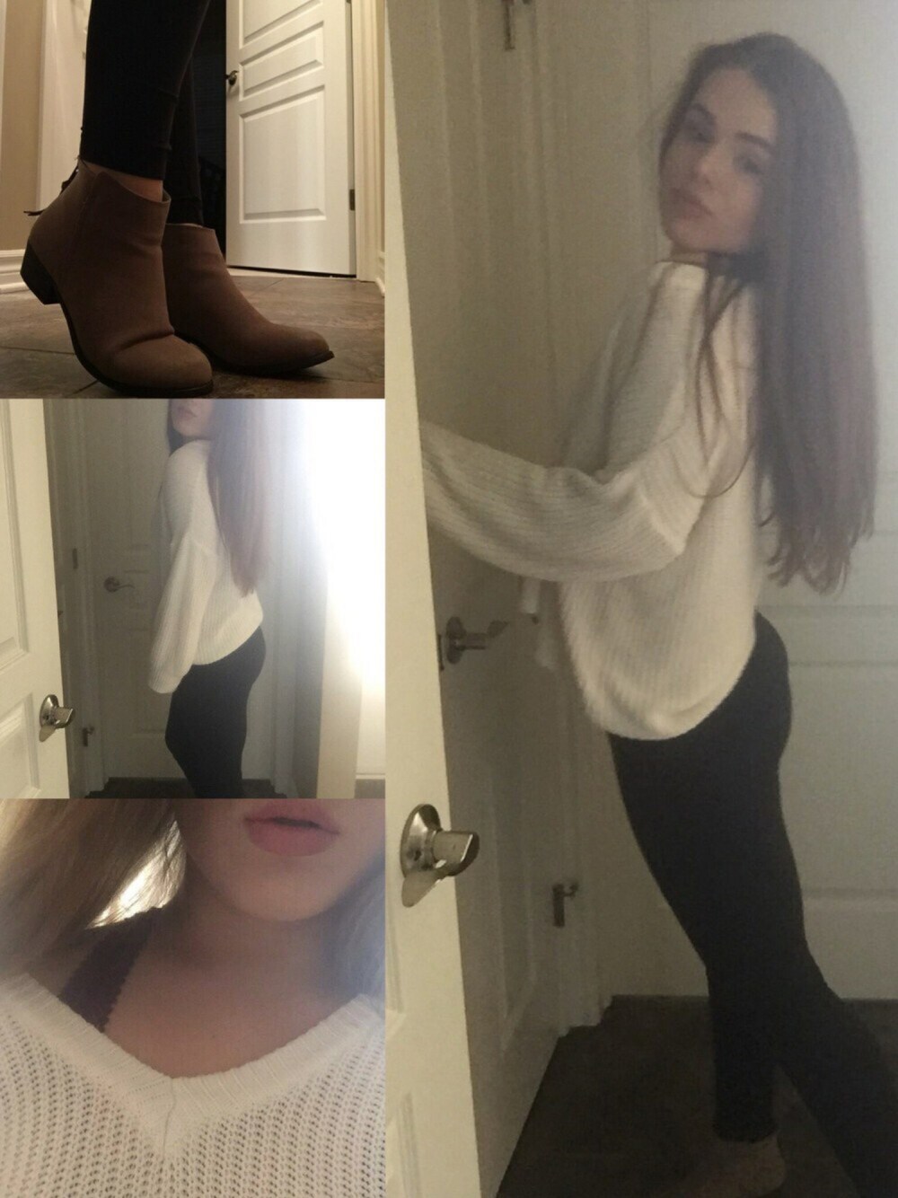 「outfit、fall、ootd、fashion、brandymelville、Victoria's Secret、lululemon、Kylie Jenner、KylieLipKit、sweater」｜「Kylie Cosemeticsのアイテム（ファンデーション、ピンク系）」を使った、Rachelさん（レディース・168cm）の秋コーディネートの1枚目の写真