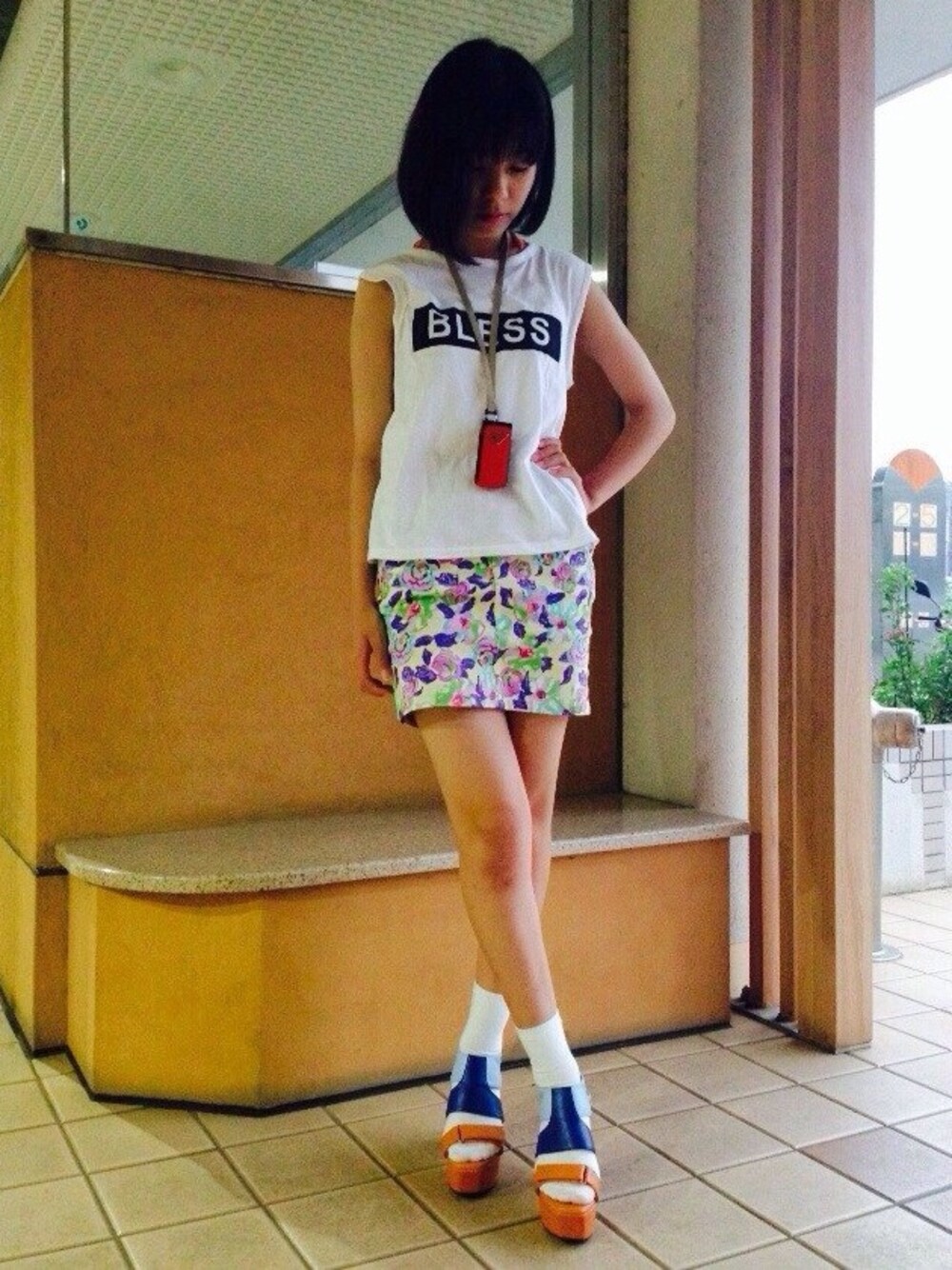 「ootd」｜「タイトスカート
（スカート、その他）」を使った、mathildaさん（レディース・157cm）の夏コーディネートの1枚目の写真