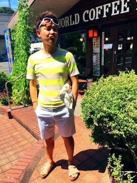 龍也さん（メンズ・170cm）の夏コーディネート