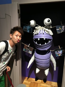 「ピクサー展」｜龍也さん（メンズ・170cm）の夏コーディネート