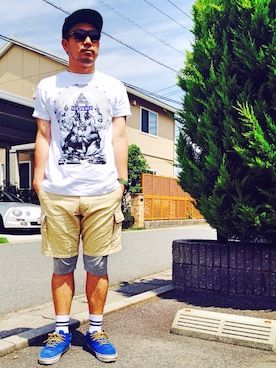 「SWAGGER（スワッガー）のアイテム（キャップ）」を使った、あんちゃんさん（メンズ・173cm）の春コーディネート