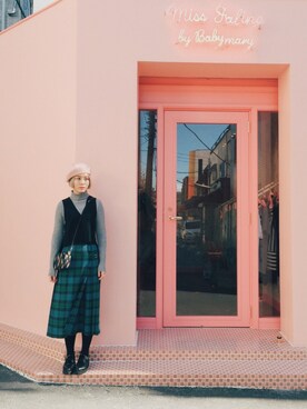 「Ballet.A（バレット　エー）のアイテム（トップス）」を使った、AYANO★さん（レディース・156cm）の春コーディネート