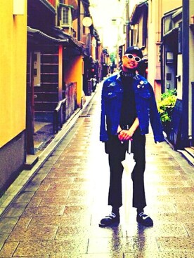 「stance socks」｜「アイテム（ジャケット/アウター）」を使った、ＹＡＭＡＧＵＣＨＩ　ＴＳＵＹＯＳＨＩさん（メンズ・173cm）の春コーディネート