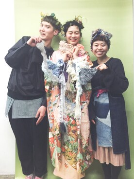 「POTTO」｜千紘さん（レディース・154cm）の冬コーディネート