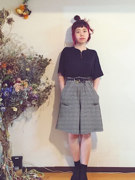 「sonia rykiel」｜千紘さん（レディース・154cm）の春コーディネート