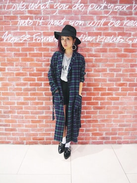 「WEAR」｜「アイテム（ダウンジャケット/コート）」を使った、JRunwayさん（レディース・158cm）の冬コーディネート