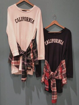 「AZUL by moussy（アズールバイマウジー）のアイテム（ワンピース/ドレス）」を使った、JRunwayさん（レディース・160cm）の春コーディネート