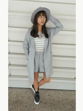 「shorts」｜「アイテム（ジャージ）」を使った、JRunwayさん（レディース・160cm）の春コーディネート