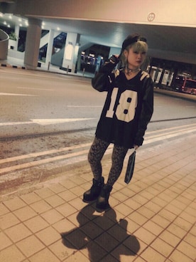 「アイテム（帽子）」を使った、JRunwayさん（レディース・160cm）の春コーディネート