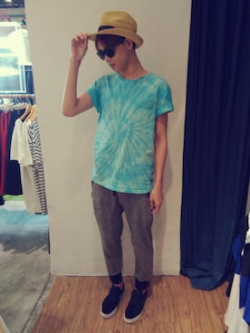 「hat」｜JRunwayさん（レディース・160cm）の夏コーディネート