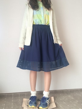 「Crisp」｜amiさん（レディース・156cm）の春コーディネート