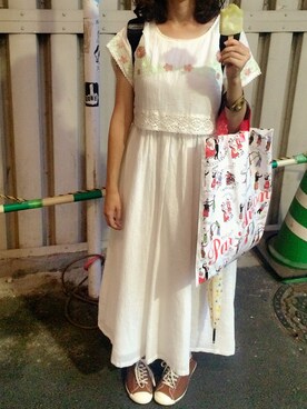 「Crisp」｜amiさん（レディース・156cm）の夏コーディネート