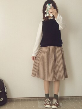 「Linetta」｜amiさん（レディース・156cm）の秋コーディネート
