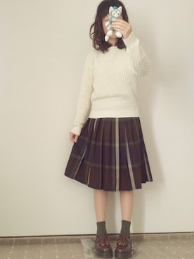 「Crisp」｜amiさん（レディース・156cm）の秋コーディネート