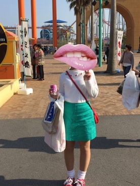 「アイテム（スウェット）」を使った、ayaka さん（レディース・150cm・10代）の春コーディネート