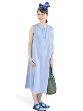 「BEAMS BOY（ビームスボーイ）のアイテム（財布/小物）」を使った、Mamiさん（レディース・162cm）の夏コーディネート