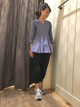 「BEAMS BOY（ビームスボーイ）のアイテム（財布/小物）」を使った、Mamiさん（レディース・162cm）の夏コーディネート