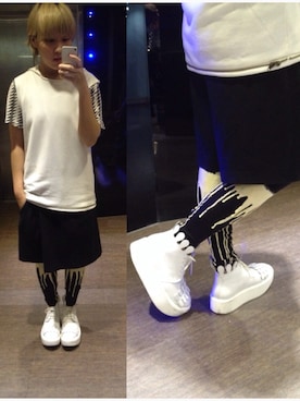 「アイテム（タイツ/ストッキング）」を使った、祝祝さん（レディース・161cm・20代）の夏コーディネート