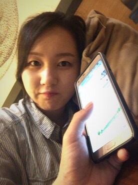 「MIXXO（ミッソ）のアイテム（デニムジャケット、ブルー系）」を使った、Wonnyさん（レディース）の秋コーディネート