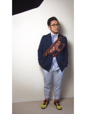 「NOLLEY'S goodman（ノーリーズグッドマン）のアイテム」を使った、dubmekentaさん（メンズ・164cm）の冬コーディネート