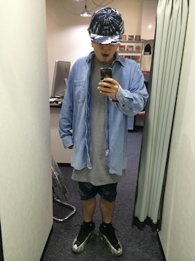「RUSTICDIME（ラスティックダイム）のアイテム（パンツ）」を使った、mkt1985さん（メンズ・168cm）の夏コーディネート