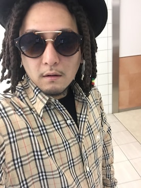 「アイテム（シャツ/ブラウス）」を使った、mkt1985さん（メンズ・168cm）の春コーディネート