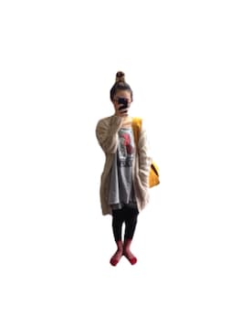 「MILKFED.」｜「アイテム（チュニック）」を使った、mameさん（レディース・157cm）の秋コーディネート
