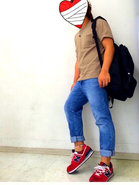 shinさん(メンズ・163cm)の夏コーディネート