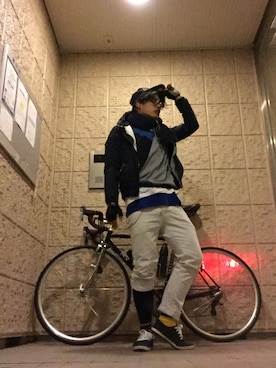 「PULL&BEAR（プルアンドベア）のアイテム（ブルゾン）」を使った、Hiroshi hoshinoさん（メンズ・172cm）の春コーディネート