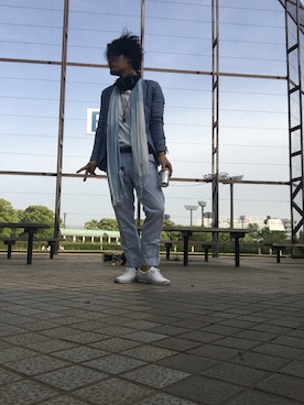 「Max Mara（マックスマーラ）のアイテム（ジャケット/アウター）」を使った、Hiroshi hoshinoさん（メンズ・172cm）の春コーディネート