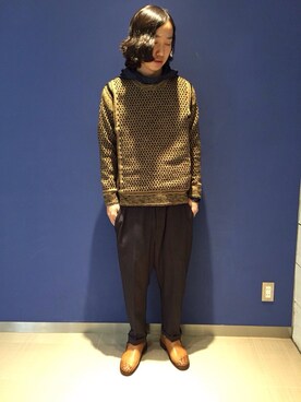 糸魚川 領太さん（メンズ・178cm）の春コーディネート