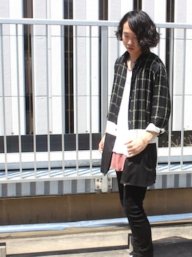 糸魚川 領太さん（メンズ・178cm）の春コーディネート