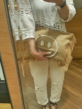 「mystic（ミスティック）のアイテム（クラッチバッグ）」を使った、Miduki Kobayashiさん（レディース・164cm）の春コーディネート