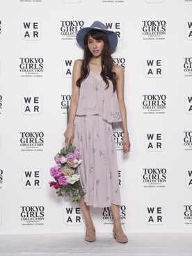「TGC」｜東京ガールズコレクション（TGC）さん（レディース・50cm）の春コーディネート