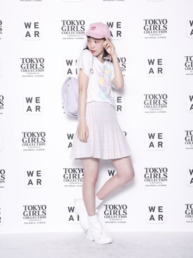 東京ガールズコレクション（TGC）さんの「WEGO/プリーツミニスカート」を使ったコーディネート