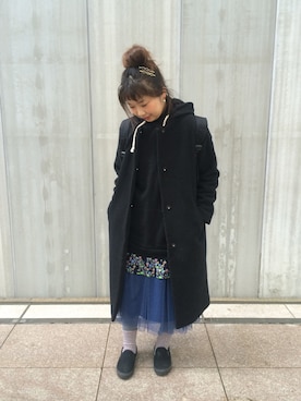 「and it_」｜「アイテム（ジャケット/アウター）」を使った、ｓａｙｕさん（レディース・155cm）の冬コーディネート