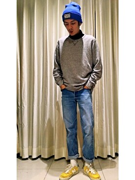 「Self（セルフ）のアイテム」を使った、lemonさん（メンズ・177cm）の秋コーディネート