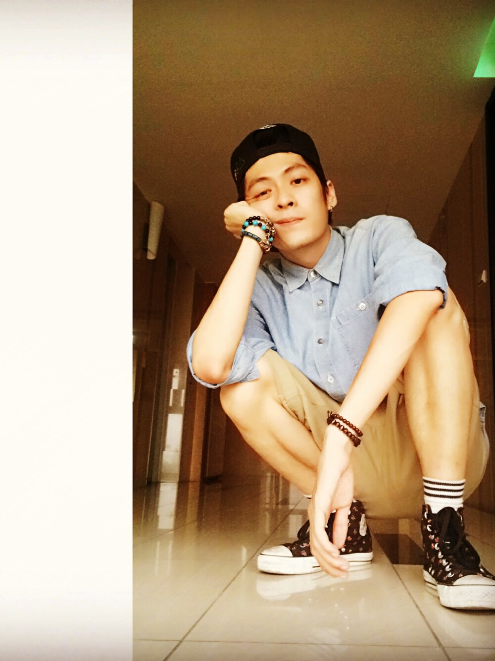「vintage、adidas、converse、LEE、Dickies、NEW ERA、adidas originals」｜「NEW ERAのアイテム（キャップ、ブラック系）」を使った、lemonさん（メンズ・177cm）の夏コーディネートの1枚目の写真