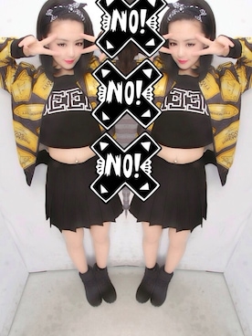 「JEREMYSCOTT」｜Sakura Sakakibaraさん（レディース・162cm）の春コーディネート