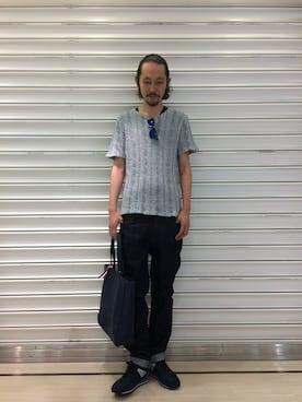ケンシロウさん（メンズ・187cm）の夏コーディネート