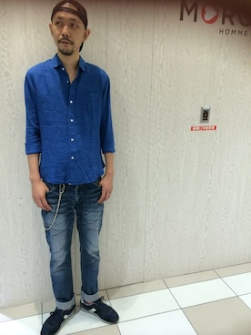 ケンシロウさん（メンズ・187cm）の夏コーディネート