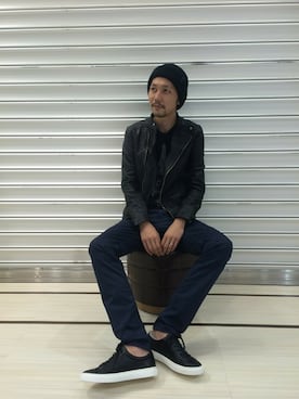 「モルガンオム」｜ケンシロウさん（メンズ・187cm）の秋コーディネート