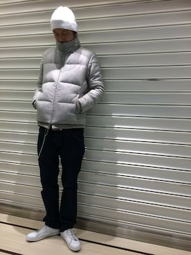 「モルガンオム」｜ケンシロウさん（メンズ・187cm）の冬コーディネート