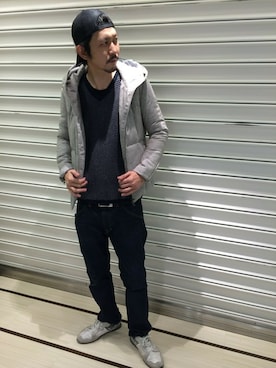 「モルガンオム」｜ケンシロウさん（メンズ・187cm）の冬コーディネート